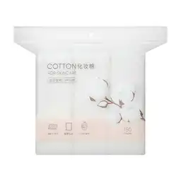 Miniso Almohadillas de Algodón Con Bordes Prensados