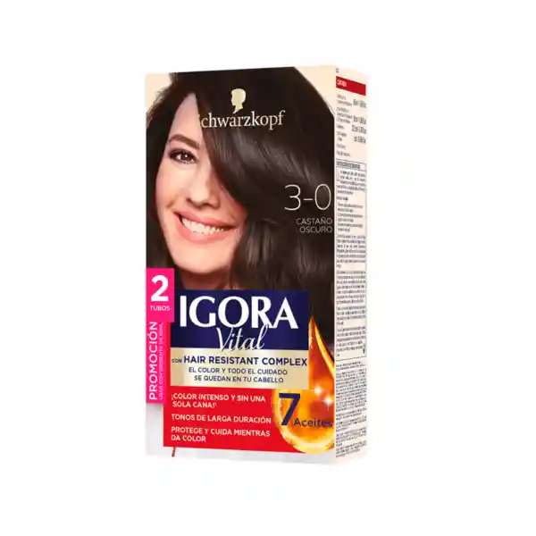 Igora Tinte Vital Castaño Oscuro 3-0 100 mL