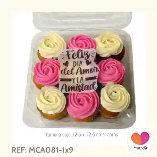 Minicupcakes X9 Mca081-1-x9 Amor y Amist