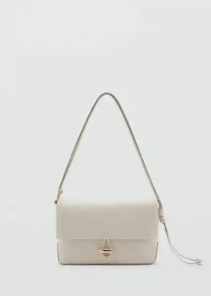 Bolso M Verdejo Off White Talla 99 Mujer Mango