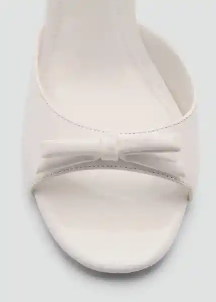 Sandalias Noemi Blanco Talla 40 Mujer Mango