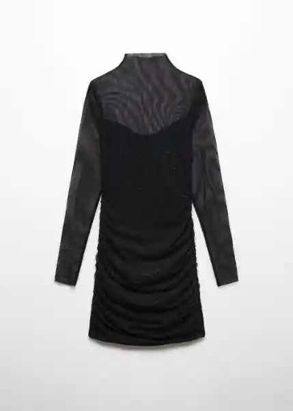 Vestido Xcosmos Negro Talla S Mujer Mango
