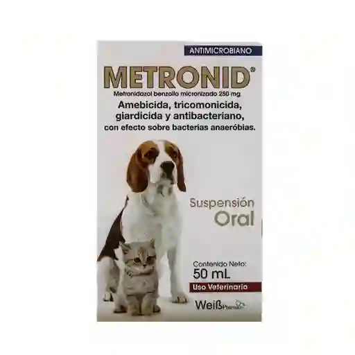 Metronid Suspensión Oral para Perros y Gatos