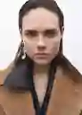 Abrigo Trench West Camel Talla M Mujer Mango