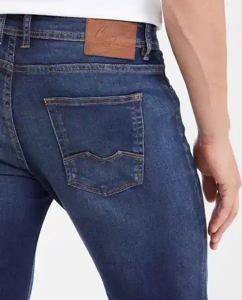 Jean Súper Slim Fit Rider Azul Clásico Oscuro T 32/32 Chevignon
