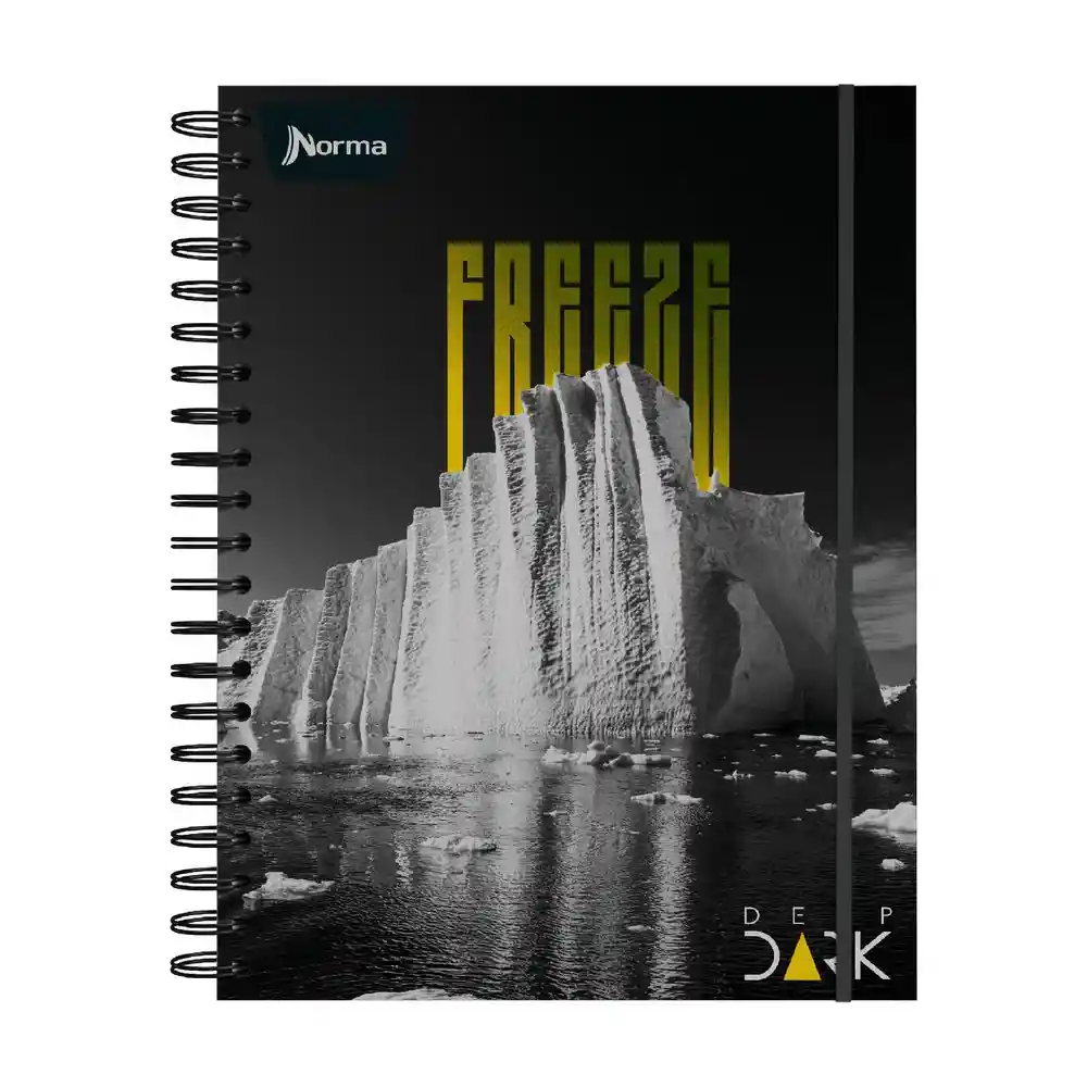 Kiut Cuaderno Tapa Dura Deep Dark 7 Materias Mixto Argollado