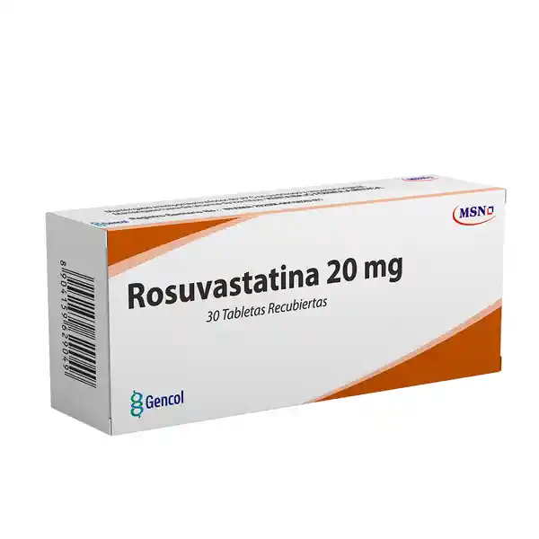 Gencol Rosuvastatina (20 mg)