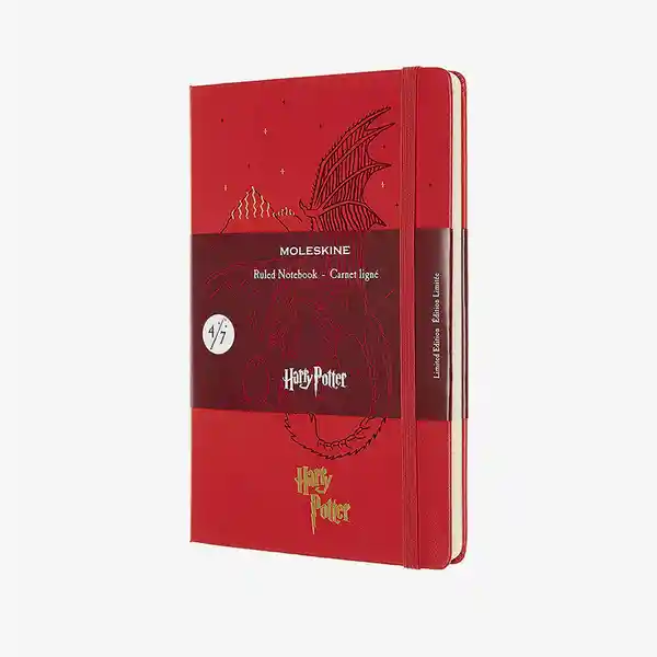 Inkanta Cuaderno Grande Rayas Ed Limitada Harry Potter 4 Rojo