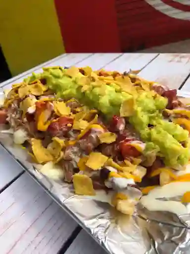 Salchipapa TexMex