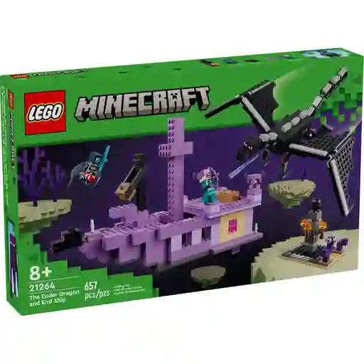 Set Construcción el Dragón Ender y el Barco Del End Lego