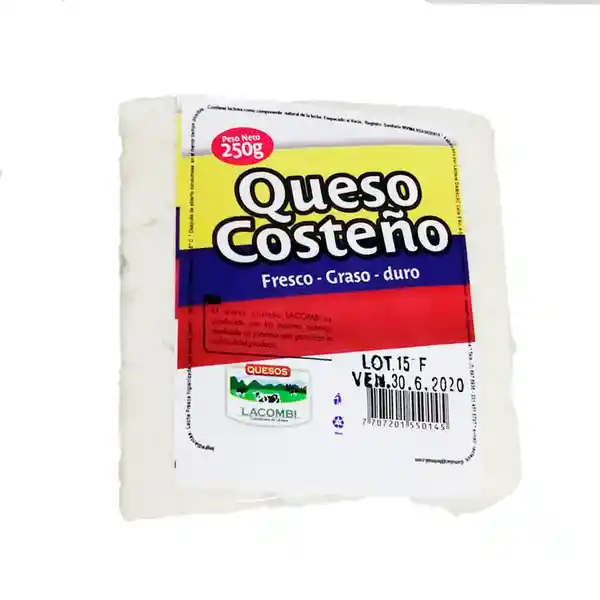 Queso Costeno Lacombi