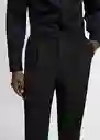 Pantalón Boston Negro Talla 46 Hombre Mango