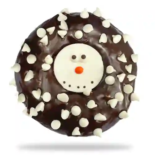 Donut Premium Muñeco de Nieve