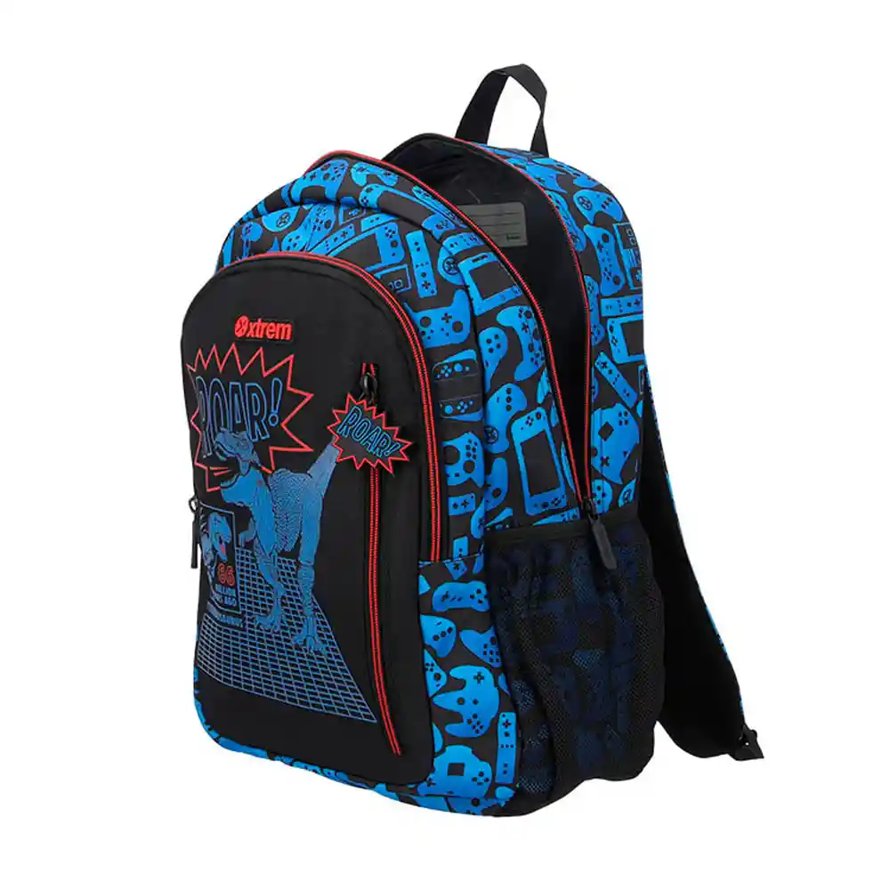 Xtrem Mochila Logan 312 School Blue Dino