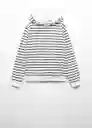 Buzo Sudadera Sailor Offwhite Talla 08 Niños Mango