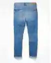 Jean Super Skinny Azul Talla 8 Short Mujer American Eagle