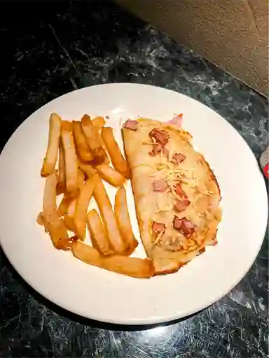 Crepe Jamon y Queso