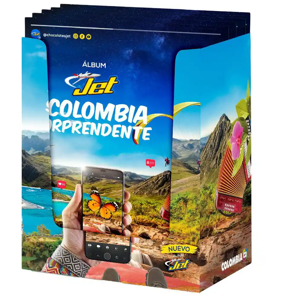 Jet Álbum Colombia Sorprendente Display 2014538