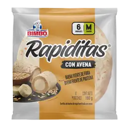 Bimbo Tortilla Avena Rapiditas 180 g