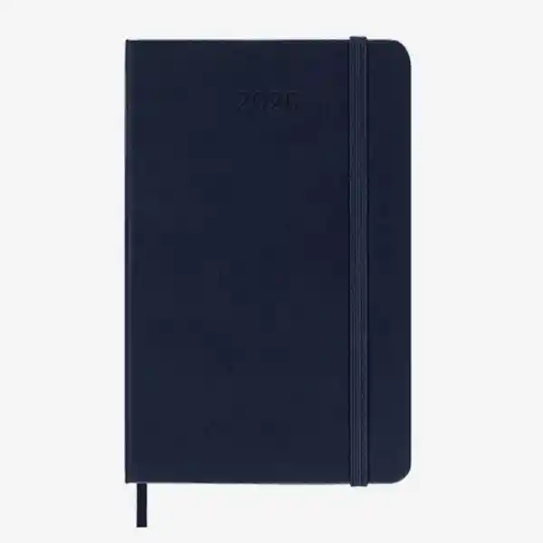 Moleskine Agenda Semanal Azul Pequeña Hc 2026