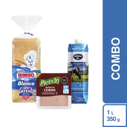 Combo Leche Despactosada Alpina + Bimbo Tajado + Pietran Cerdo