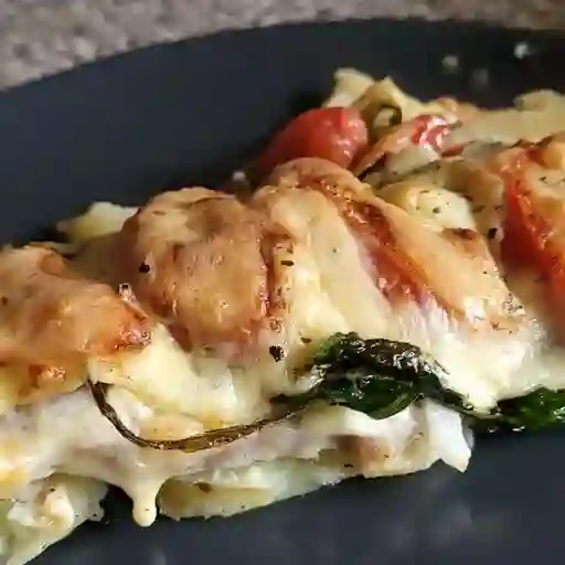 Lomo gratinado