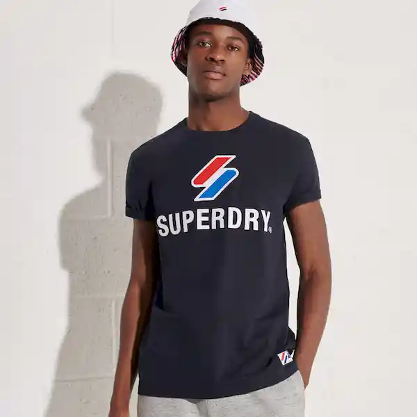 Superdry Camiseta Sport Style Classic Hombre Talla M