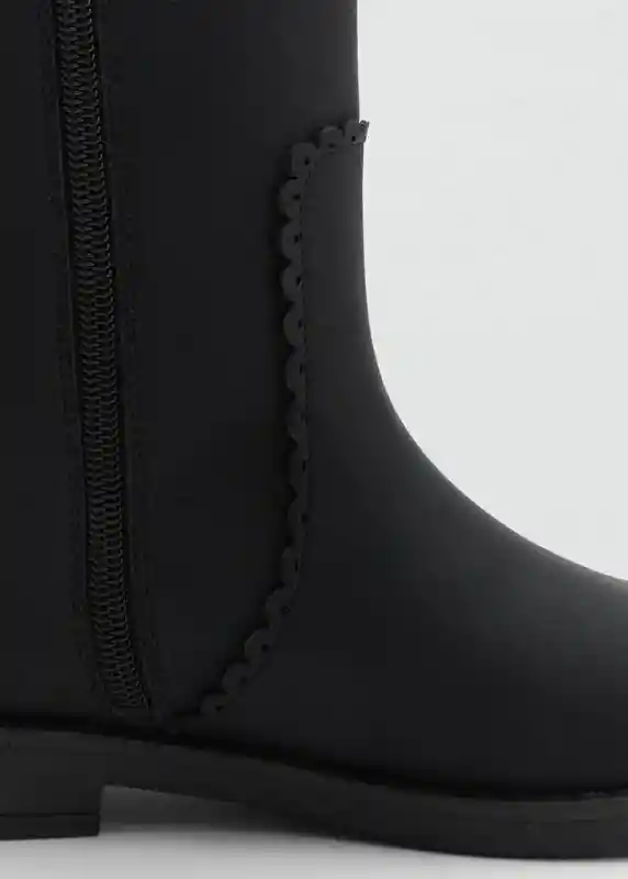 Botas Susan Negro Talla 37 Niñas Mango
