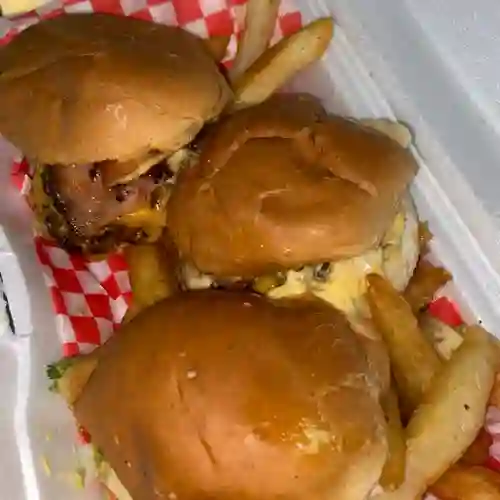 Minipotis Hamburguesas por 6 Unidades