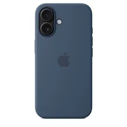 iPhone Case 16 Silicone With Magsafe Denim