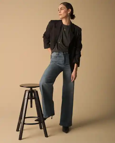 Chaqueta Negro Jaguar Ultraoscuro Talla S 429G205 Esprit