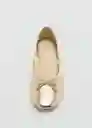 Zapatos Gigi Oro Talla 34 Niñas Mango