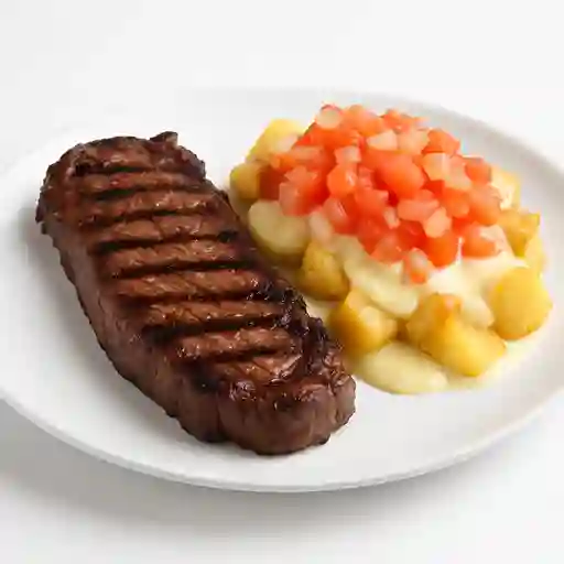 Jugoso churrasco a la parrilla