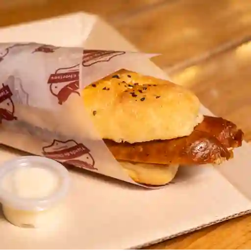 Choripán peruano + club col dorada 330ml