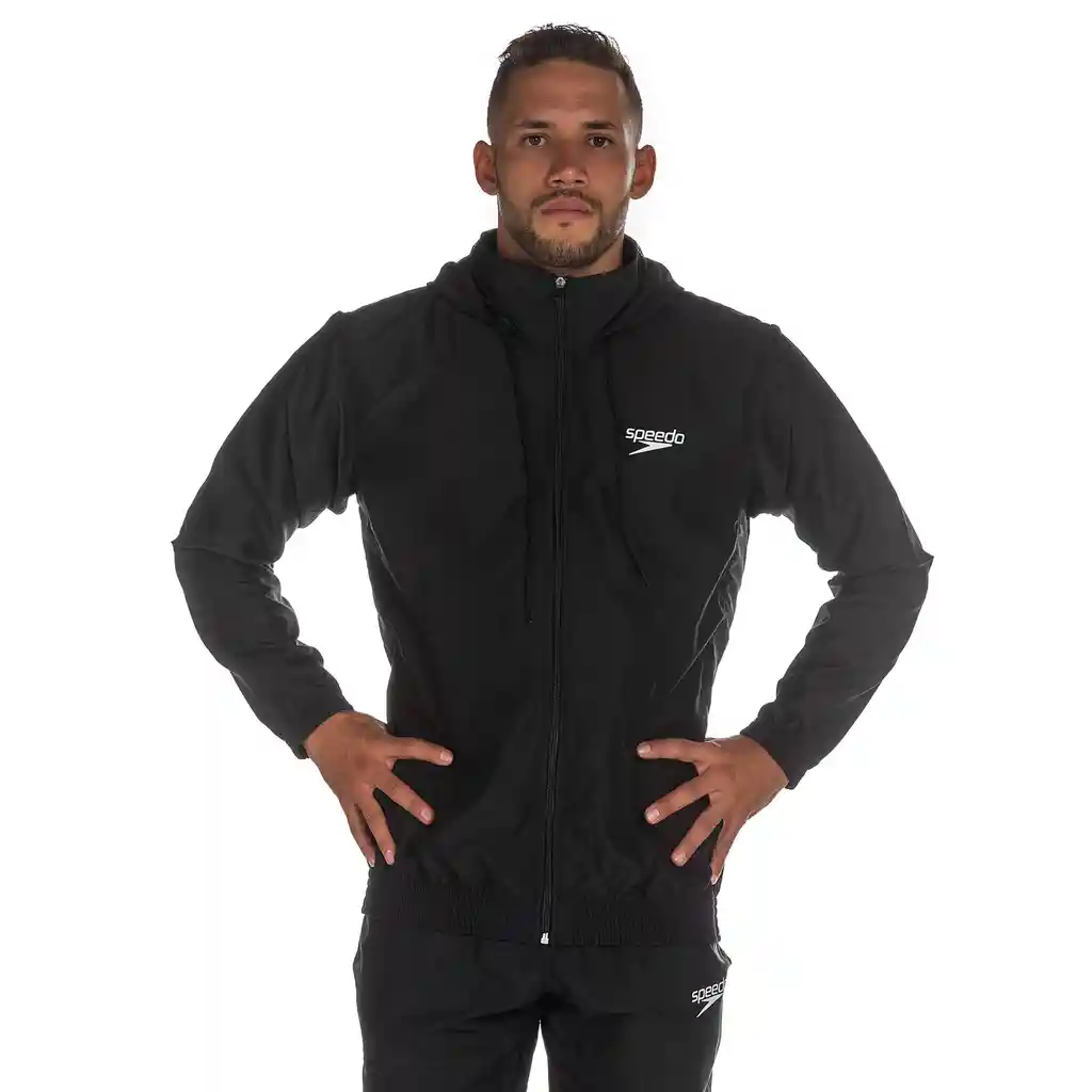 Chaqueta Classic Logo Masculino Negro-L