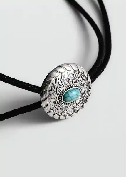 Collar Buck Plata Talla 99 Mujer Mango