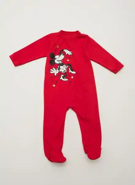 Pijama Enteriza Rojo Talla 6/9 Meses