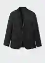 Blazer Americana Florida Negro Talla 46 Hombre Mango