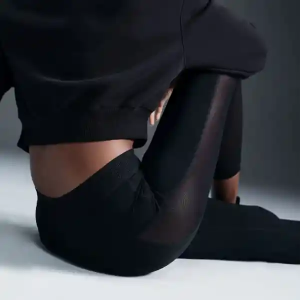 Nike Leggings W Np Df Mr 7/8 Mesh Negro T. L Ref: FN4981-010