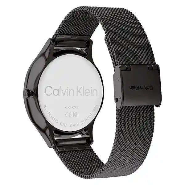 Reloj Timeless Para Mujer Color Negro 25200105 Calvin Klein