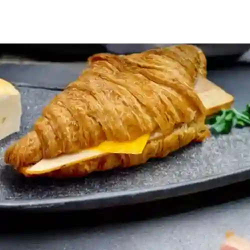 Croissant con Jamón y Queso