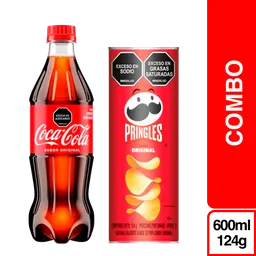 Combo Coca Cola Original 600 mL + Pringles Original