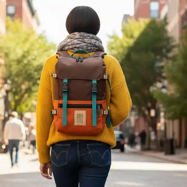 Topo Designs Maleta de Aventura Rover Dark Clay Chocolate