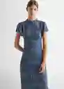 Vestido Marylin Azul Talla 19 Mango Teen Girl Mango