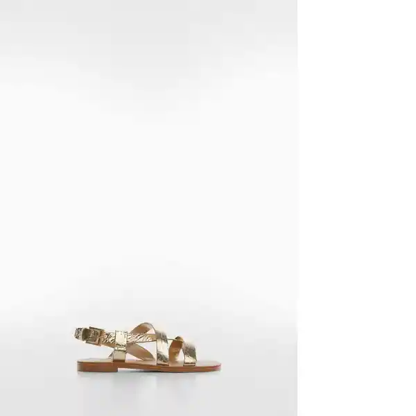 Sandalias Keila Oro Talla 38 Niñas Mango