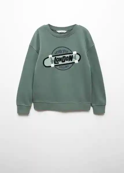 Sudadera London Botella Talla 12 Niños Mango