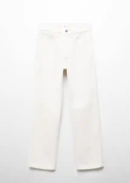 Jean Matilda Offwhite Talla 42 Mujer Mango