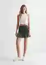 Falda Denverf Verde Pastel Talla 18 Teen Niñas Mango