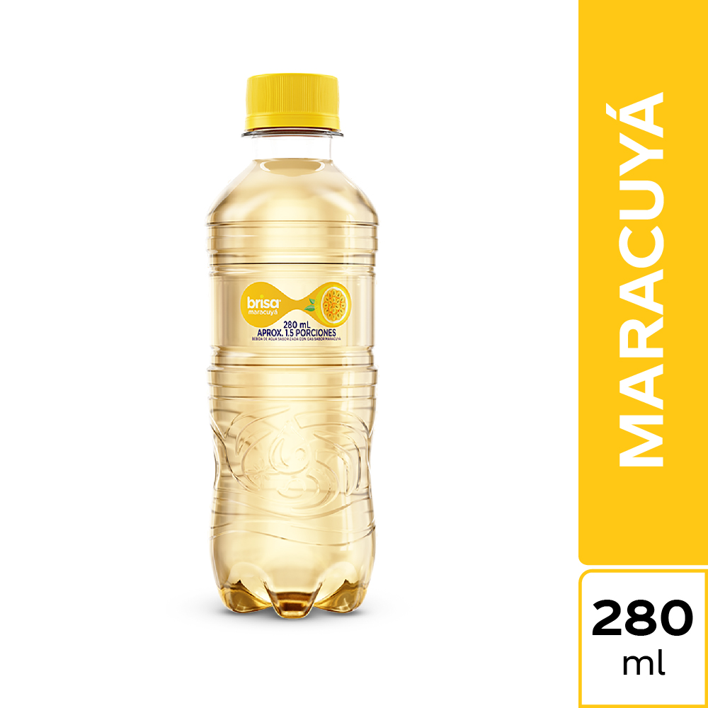 Brisa Agua Saborizada Con Gas Maracuyá 280 mL