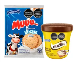 Combo Muuu Leche + Nucita Crema Con Avellana Chocolate